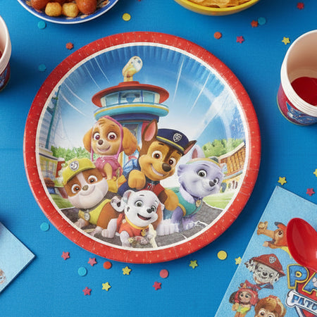 Paw Patrol Paper Plates - 23cm - Pack of 8