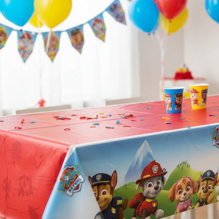 Paw Patrol Plastic Tablecloth - 1.8 x 1.2m