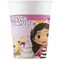 Gabby's Dollhouse Paper Cups - 200ml - Pack of 8