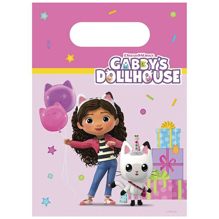 Gabby's Dollhouse Paper Party Bags - Pack of 4