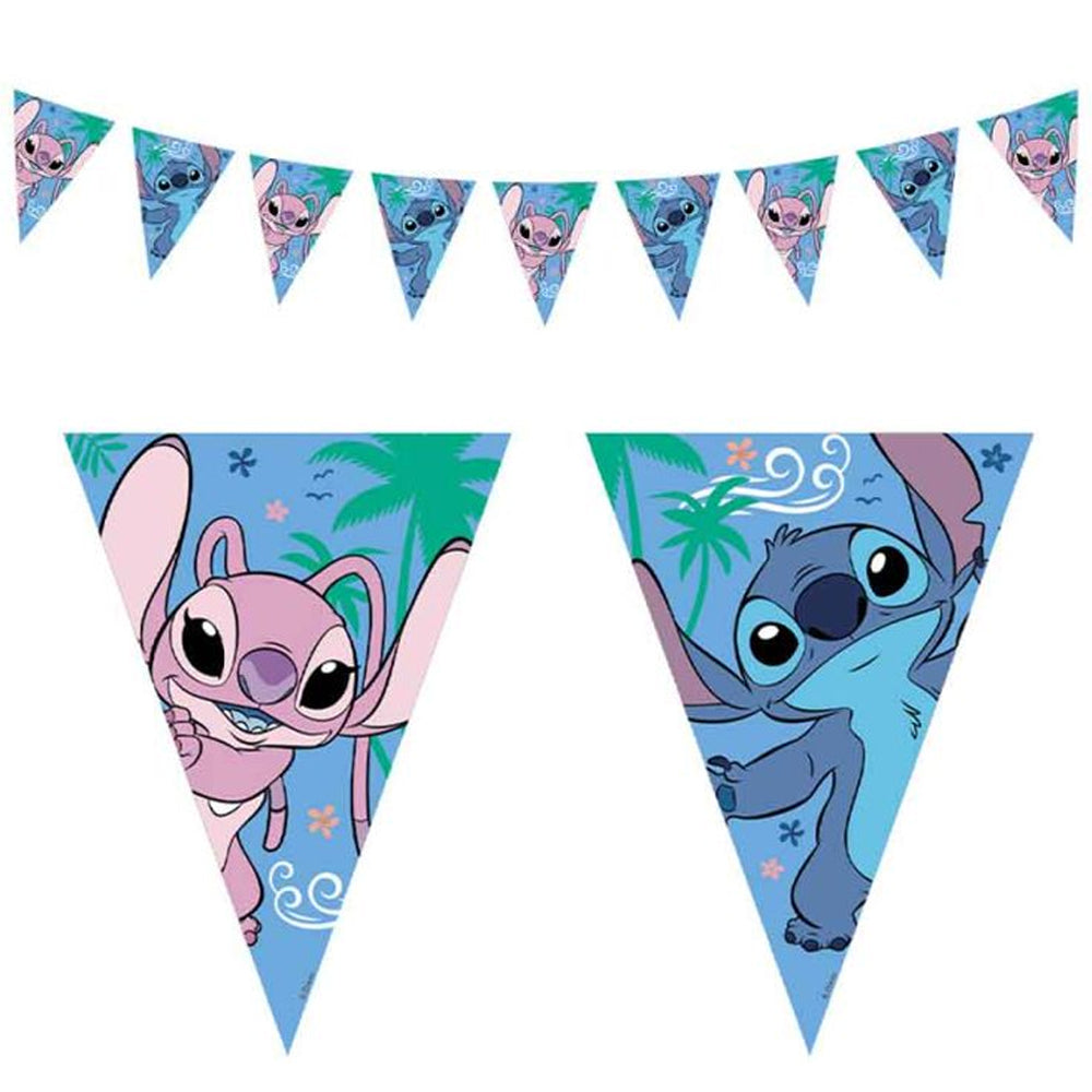 Lilo and Stitch Paper Bunting Decoration - 2.3m