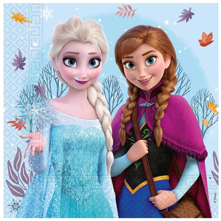 Disney Frozen Idyllic Wonder Paper Napkins - 33cm - Pack of 20