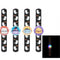 Halloween LED Flashing Snap Band Bracelet - 4 Designs - Each