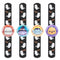 Halloween LED Flashing Snap Band Bracelet - 4 Designs - Each