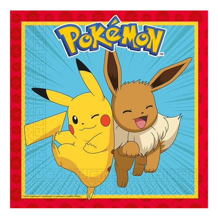 Pokemon Paper Napkins - Pack of 20