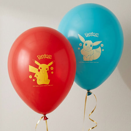 Pokemon Latex Balloons - Pack of 6