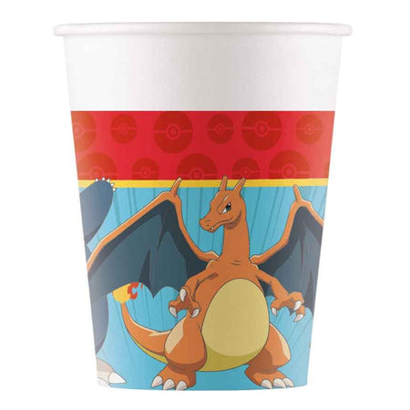 Pokémon Paper Cups - 200ml - Pack of 8
