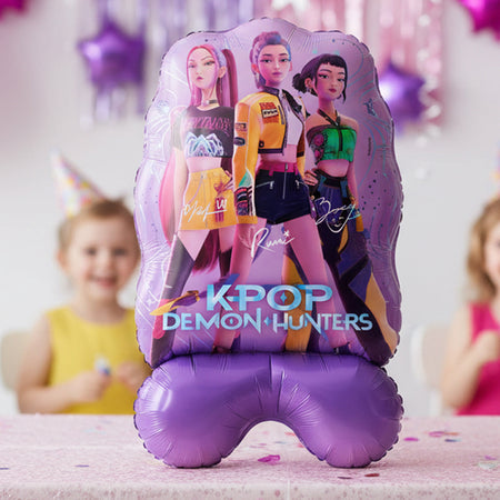 K-Pop Demon Hunters Air-Fill Standing Foil Balloon