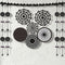 Black and White Halloween Decorating Kit - 11 Pieces