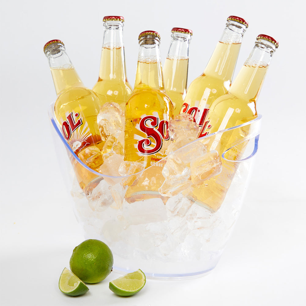 Premium Clear 4L Ice Bucket - 27cm x 20cm