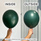 Dark Emerald Green Mini Latex Balloons - 5