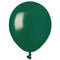 Dark Emerald Green Mini Latex Balloons - 5