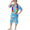 Blue Hawaiian Shirt and Shorts Costume