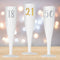 Add Your Age Champagne & Prosecco Flute Glass - Choose Your Text Colour - 175ml - Each