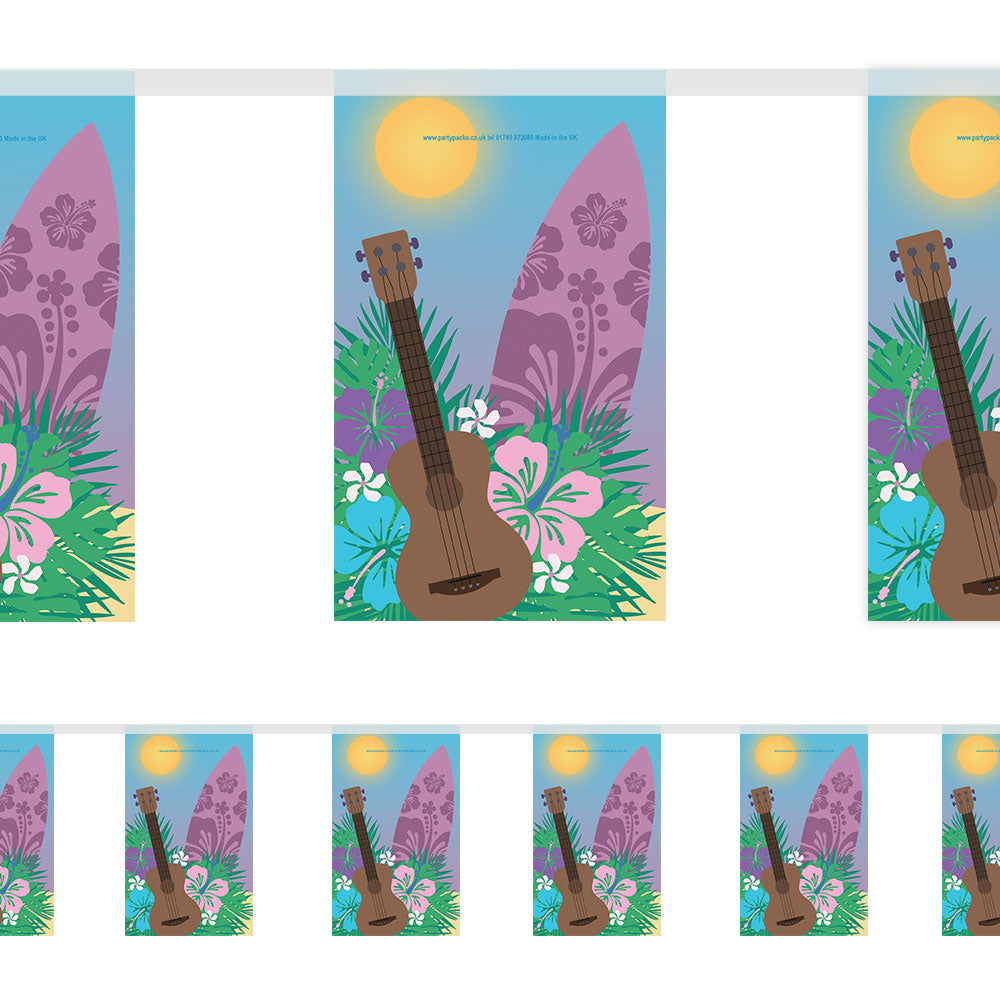 Aloha Adventures Paper Bunting Decoration - 2.4m