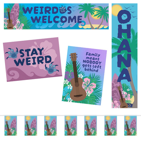 Aloha Adventures Paper Decoration Pack