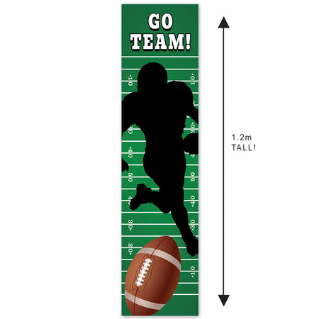 American Football Silhouette Portrait Banner - 30cm x 120cm