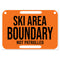 Après Ski Boundary Area Sign Poster - A3