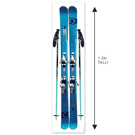 Après Ski Skis Portrait Banner - 30cm x 120cm