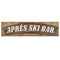 Après Ski Lodge Bar Sign Banner - 120cm x 30cm