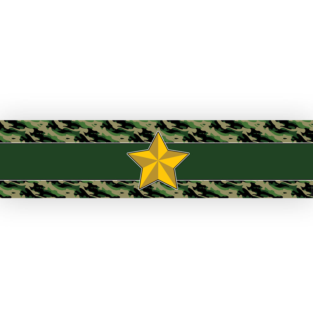 Army Camouflage Banner Decoration - 1.2m
