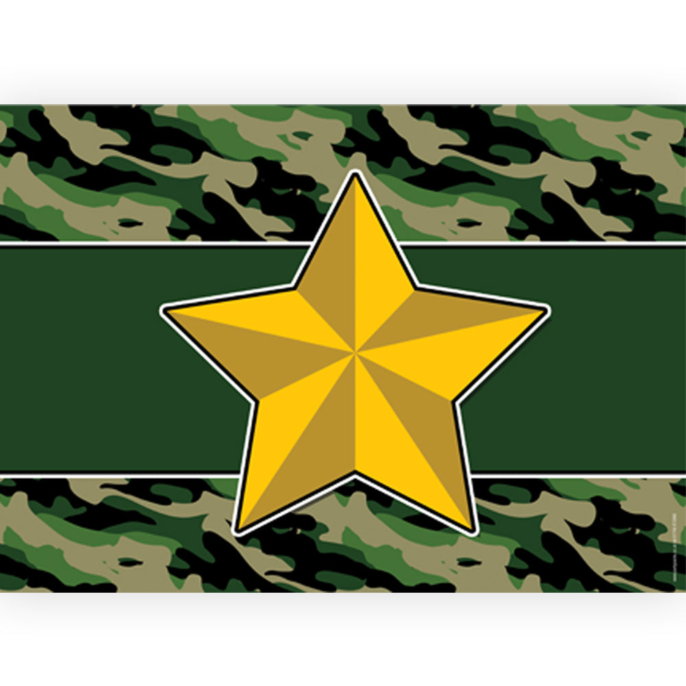 Army Camouflage Poster Decoration - A3