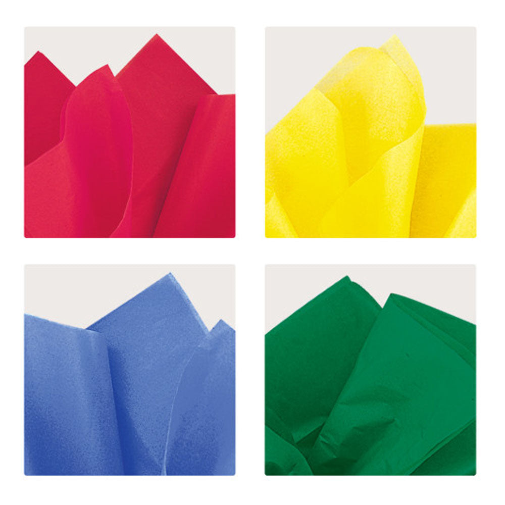 Tissue Sheets - Assorted Colour -Pack of 10