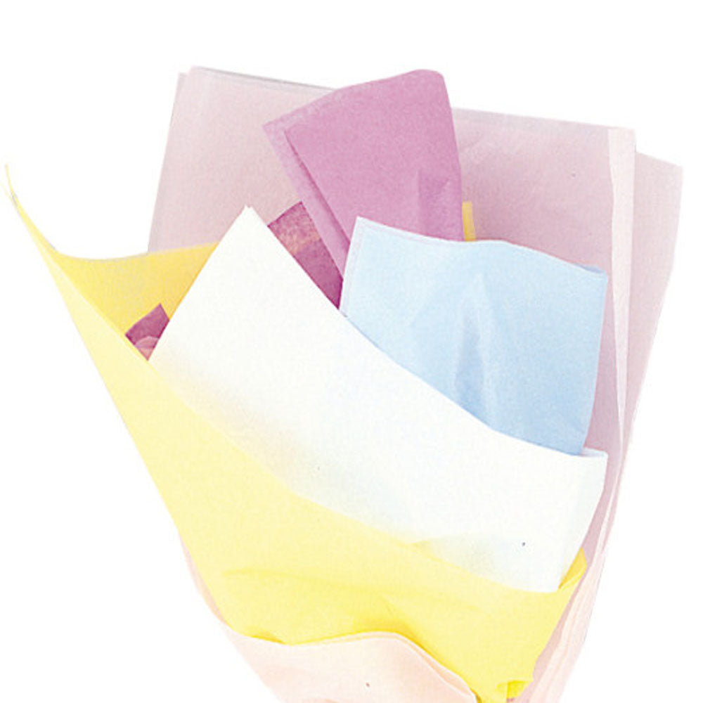 Pastel Colour Tissue Sheets - Assorted - Pack of 10