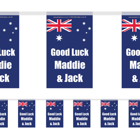 Australian Personalised Bunting – 3m