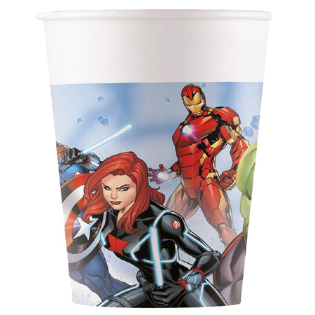 Avengers Infinity Stones Paper Cups - 200ml - Pack of 8