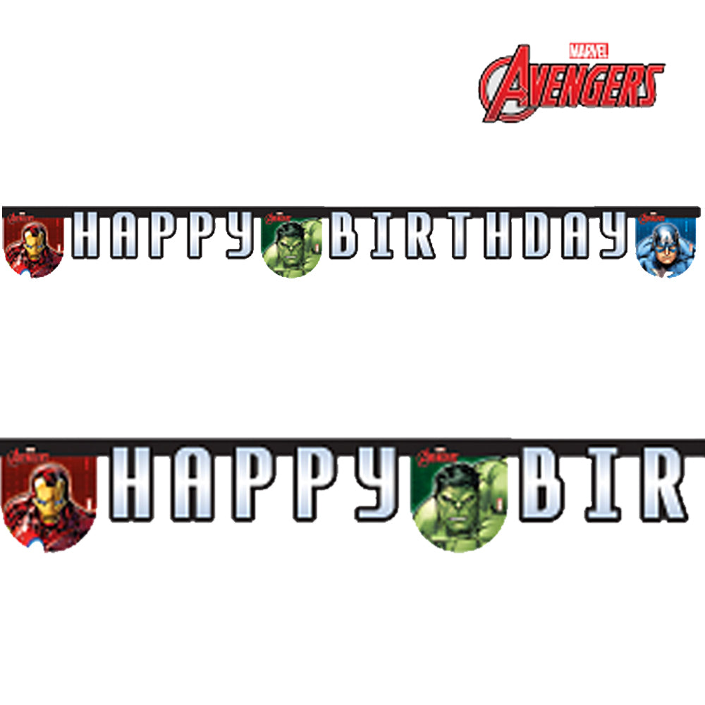Avengers Infinity Stones Happy Birthday Card Banner - 1.82m