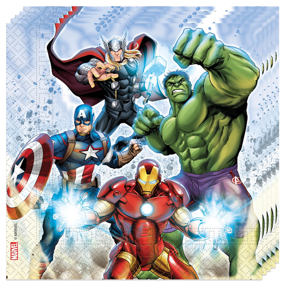 Avengers Infinity Stones Paper Napkins - Pack of 20