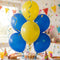 Blue and Yellow Latex Balloons – 10