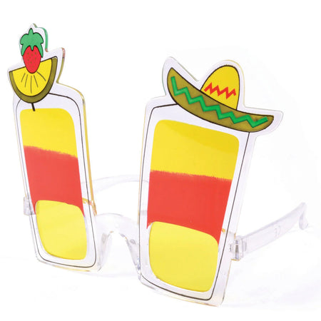 Mexican Tequila Cocktail Glasses - Novelty Fiesta Party Glasses
