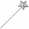 Silver Sequin Star Wand - 43cm