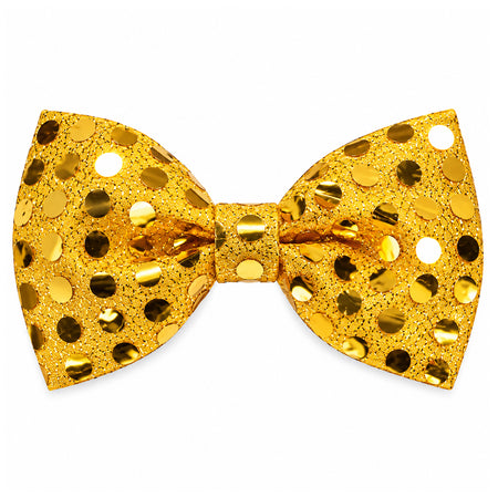 Gold Sequin Bow Tie