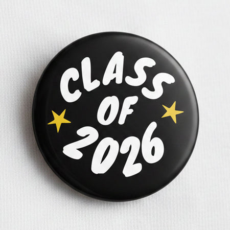 Class of 2026 Badge 58mm (Pinned Back) - Each