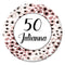 Personalised Rose Gold Leopard Print Badge - 58mm - Each