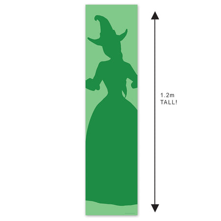 Witches of Oz Green Silhouette Portrait Banner - 30cm x 120cm