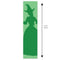 Witches of Oz Green Silhouette Portrait Banner - 30cm x 120cm