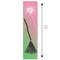 Witches of Oz Wand and Broom Portrait Banner - 30cm x 120cm