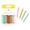 Colourful Bobble Candles - Pack of 8