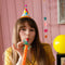 Multicoloured Mini Party Hats - Pack of 6