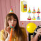 Multicoloured Mini Party Hats - Pack of 6