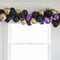 Black, Gold and Purple Balloon Arch DIY Kit - 2.5m