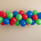 Red, Green & Blue Balloon Arch DIY Kit - 2.5m