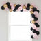 Pastel Pink, Black and Chrome Gold Balloon Arch DIY Kit - 2.5m