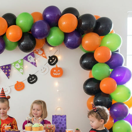 Halloween Themed Balloon Arch DIY Kit - 2.5m