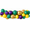 Purple, Green & Yellow Balloon Arch DIY Kit - 32 Balloons - 2.5m