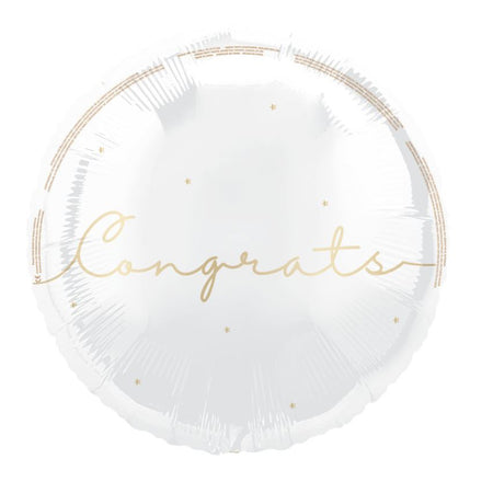 Congrats Round Foil Balloon - 18